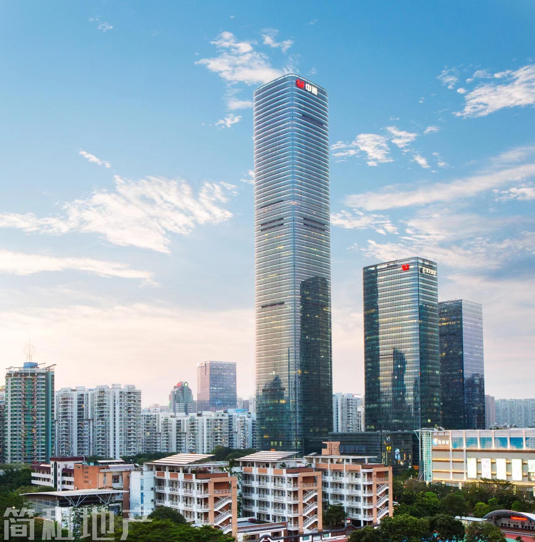 毛坯 大小可选 一手直租 地标建筑 中洲控股中心 配套成熟