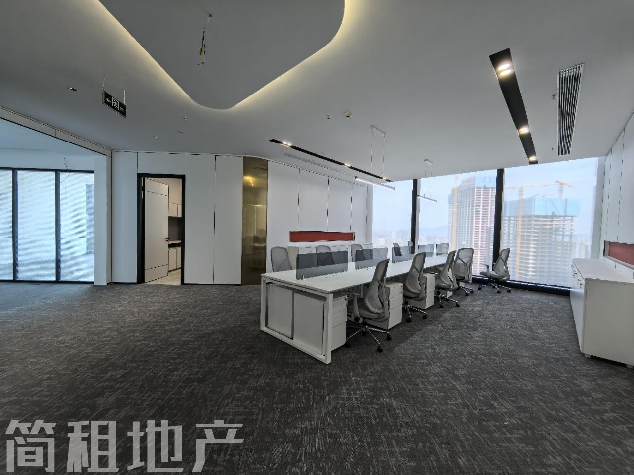 超高区 带家具 双面采光 恒裕前海金融中心 空调24小时 一手直租
