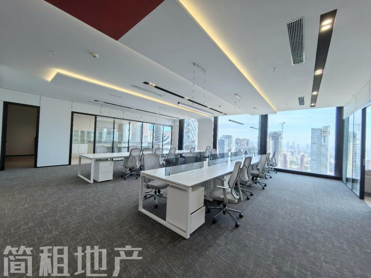 高层带家具 正电梯口 恒裕前海金融中心 空调24小时 一手直租