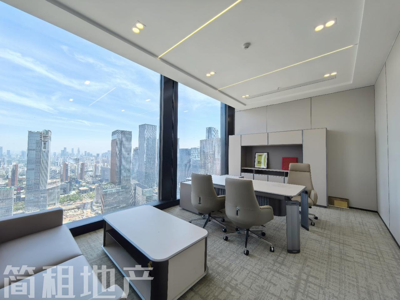 超高区 户型方正 正电梯口 恒裕前海金融中心 空调24小时 一手直租