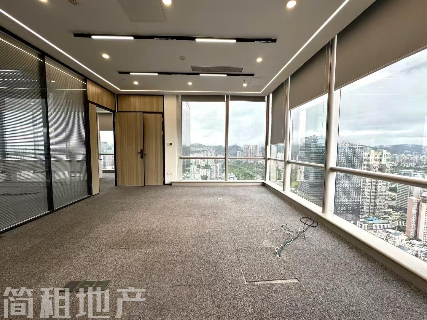 车公庙一手开发商直租 东海国际中心 精装280平 高区双面采光