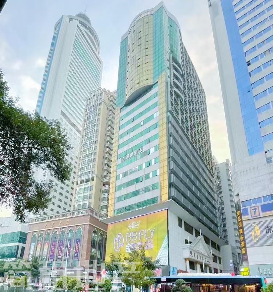 罗湖核心商务区 寸金大厦 128平 2+1 双面采光 可配家私