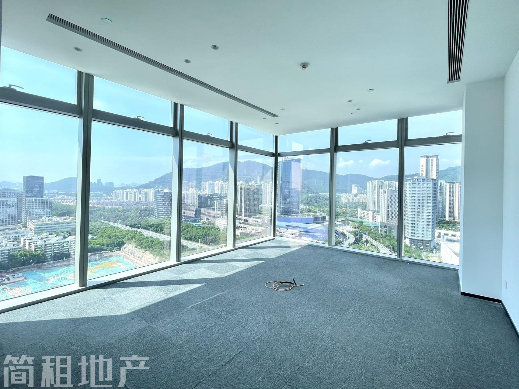 隔间大 采光好 一手直租 侨城一号广场 空调24小时