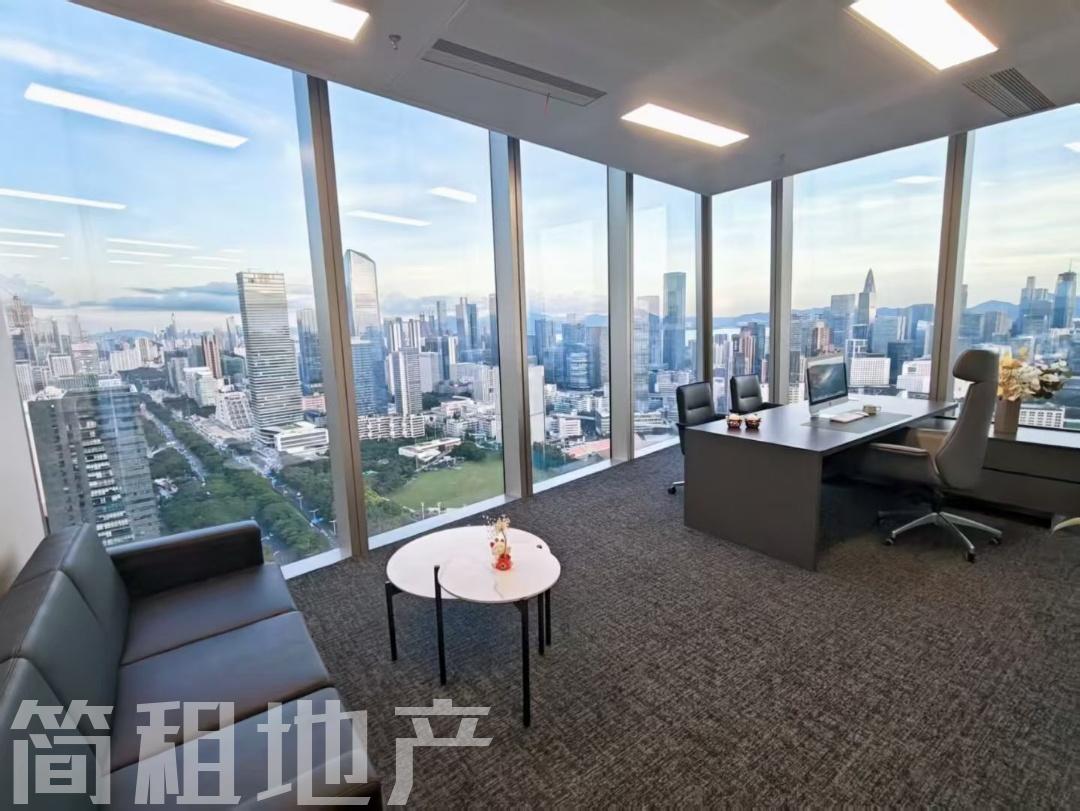 东南双面采光 无遮挡视野 汉京金融中心带全套家私