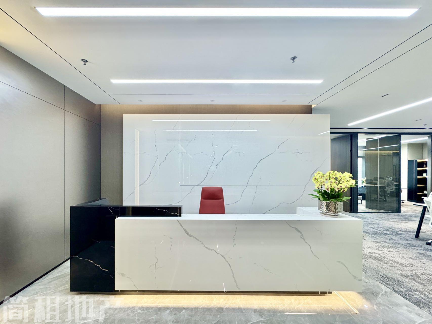 正对电梯口 迅雷科技大厦超大气前台 带家私 正对电梯口 迅雷科技大厦超大气前台 带家私