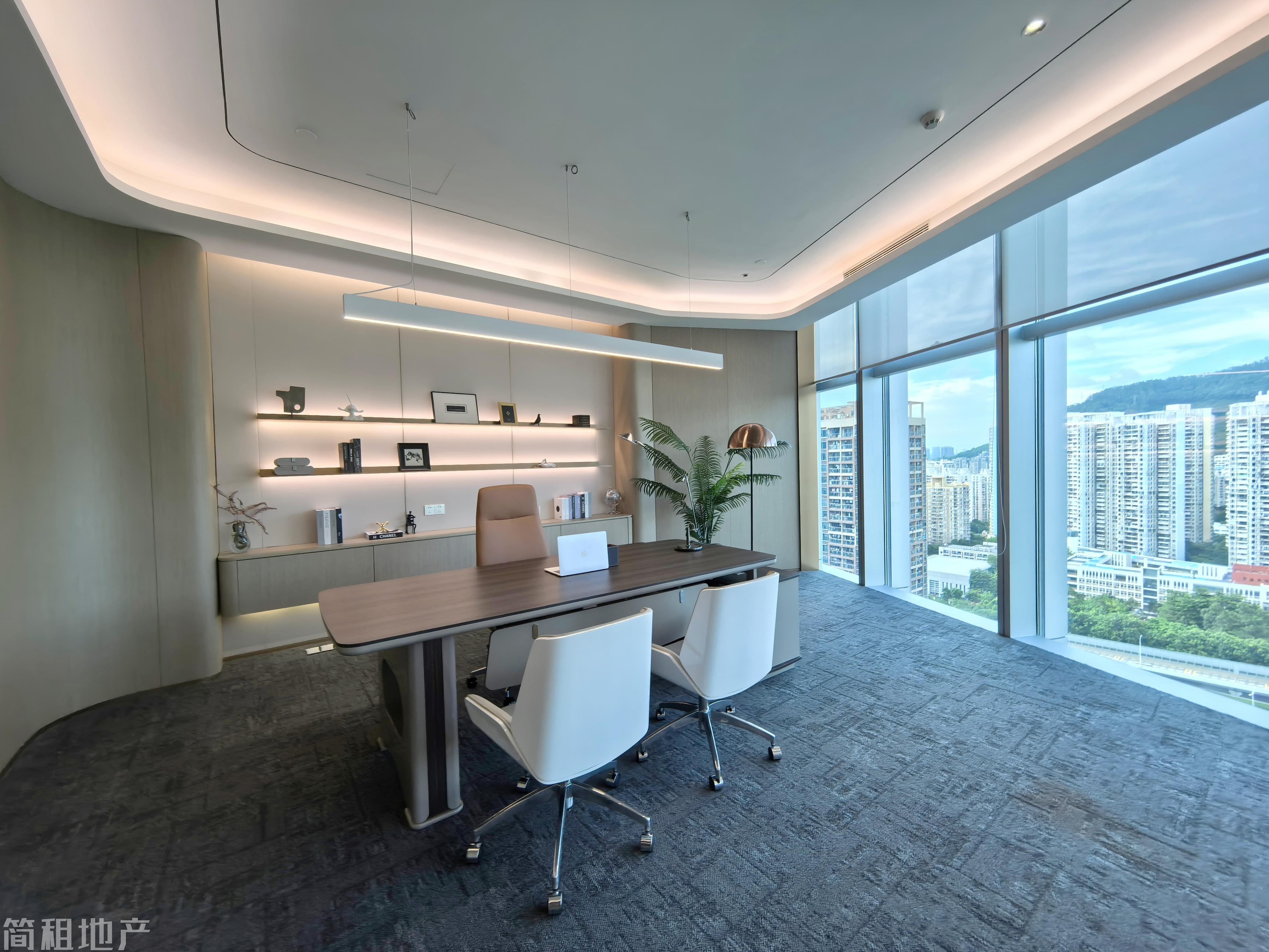 华侨城百万样板间出租 寰侨商务大厦豪装642平 电梯口带家私