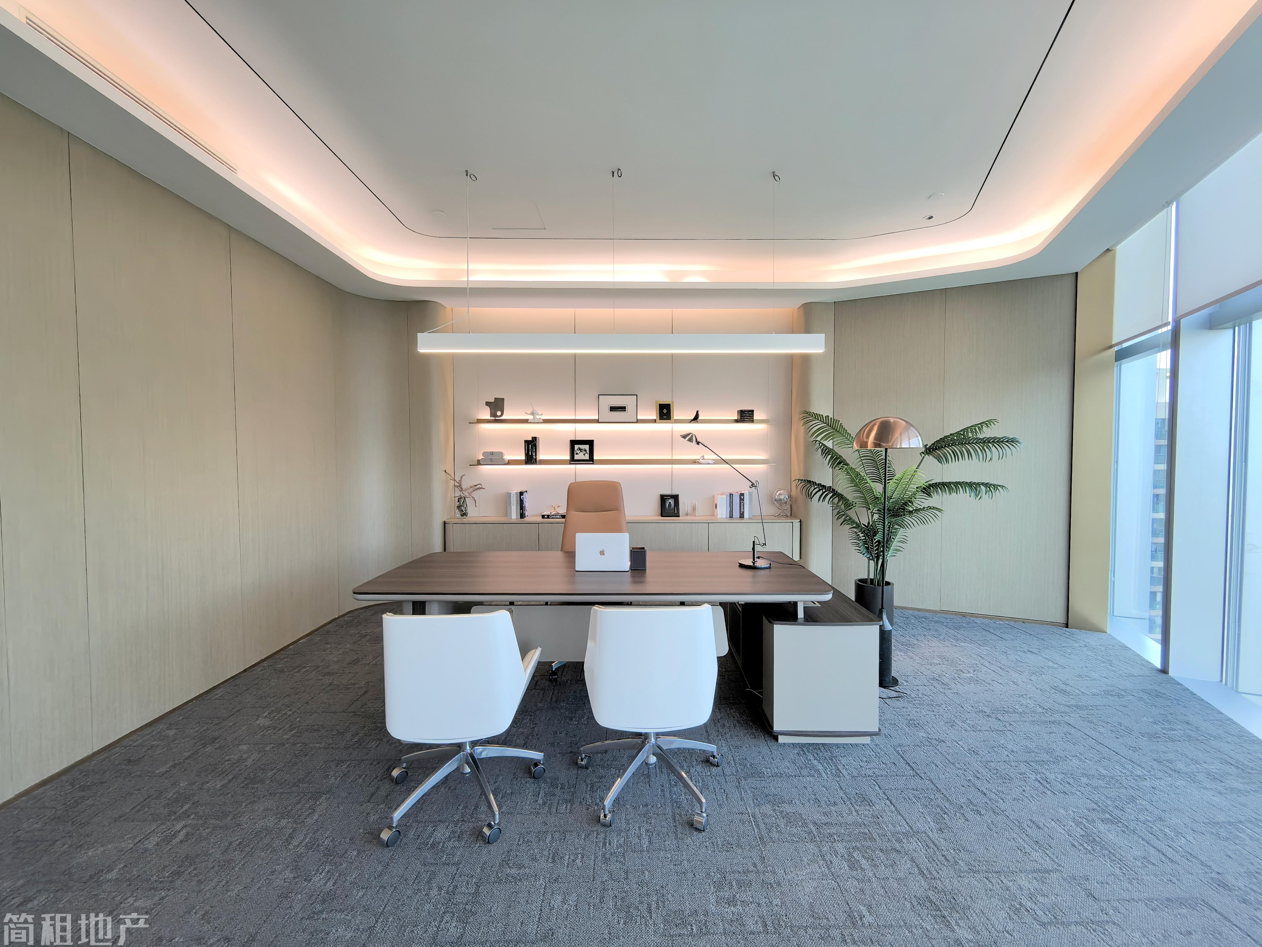 华侨城百万样板间出租 寰侨商务大厦豪装642平 电梯口带家私