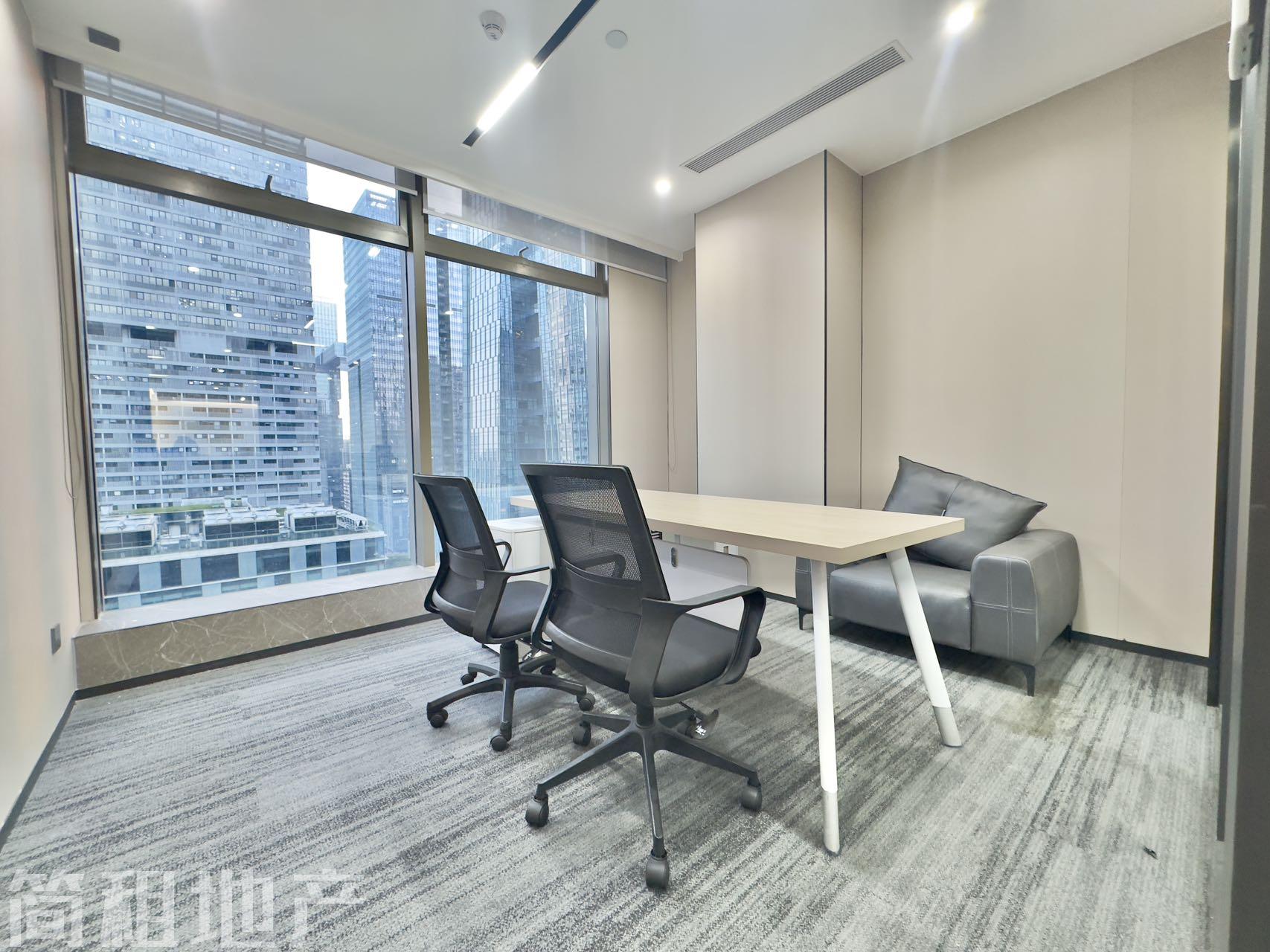 正电梯口 全套家具 隔间 楼下就是地铁 豪威科技大厦