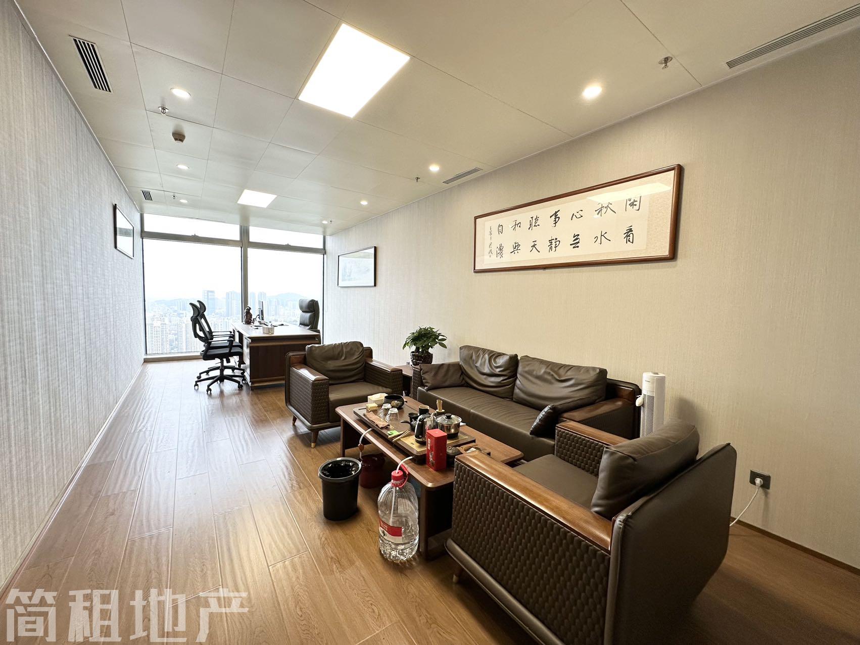 千万级豪装办公出租 壹方中心高层整层带全套家私