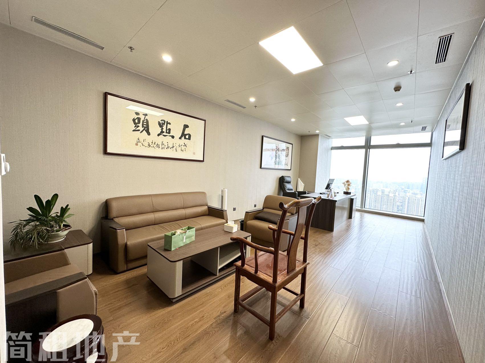 千万级豪装办公出租 壹方中心高层整层带全套家私