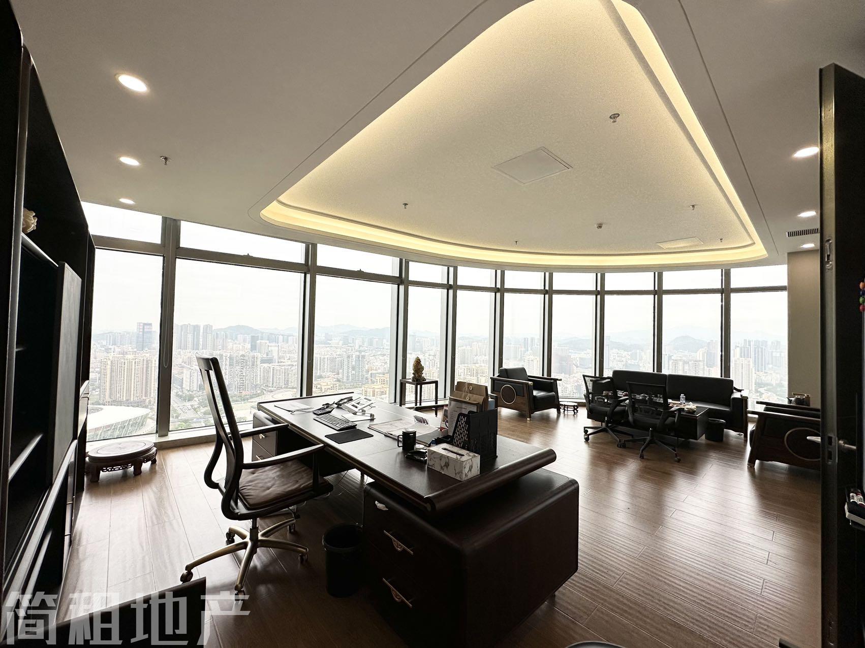 千万级豪装办公出租 壹方中心高层整层带全套家私