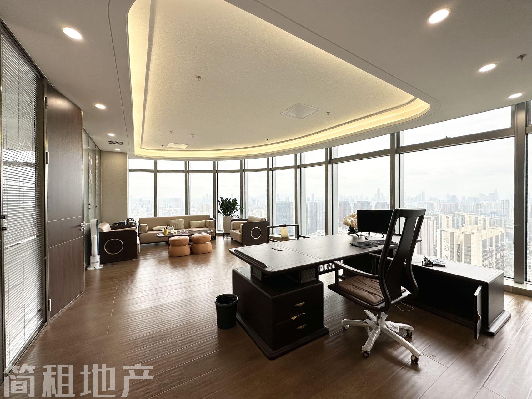 千万级豪装办公出租 壹方中心高层整层带全套家私
