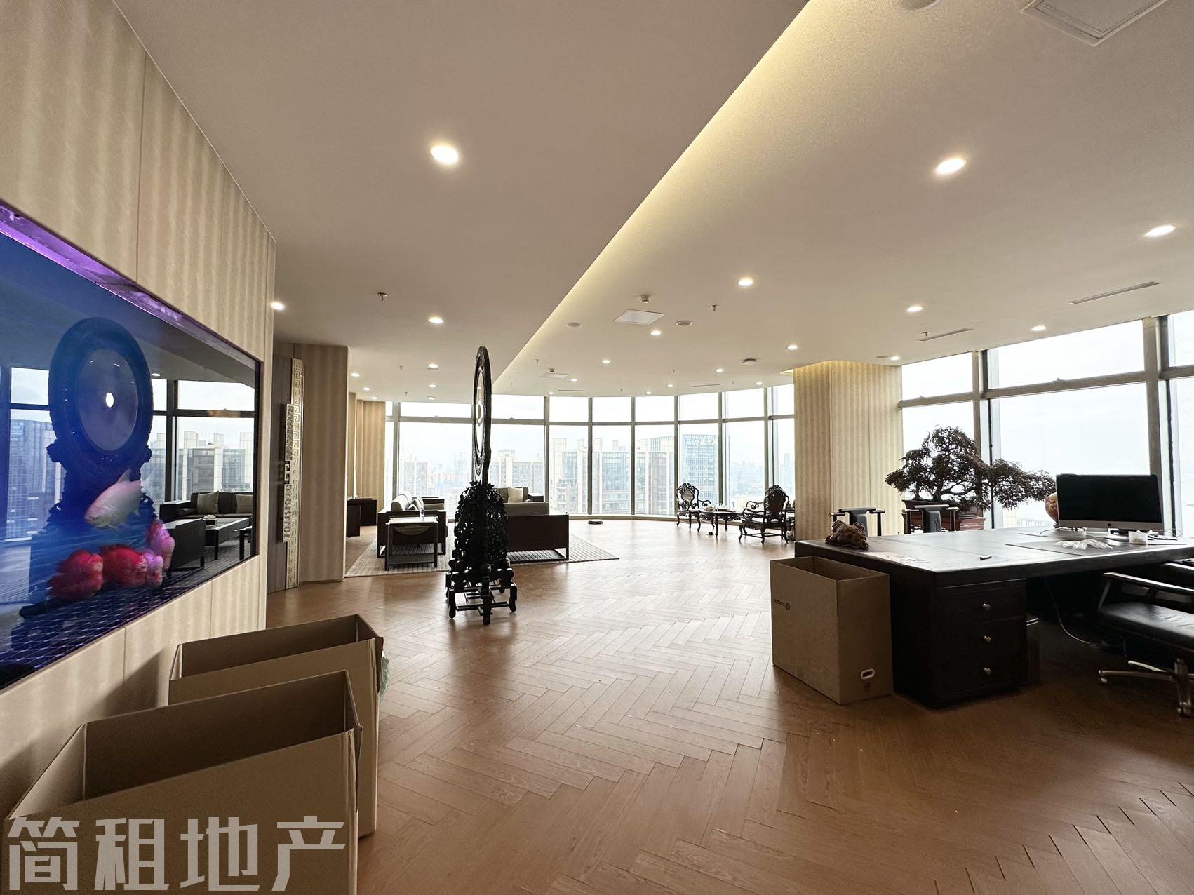 千万级豪装办公出租 壹方中心高层整层带全套家私
