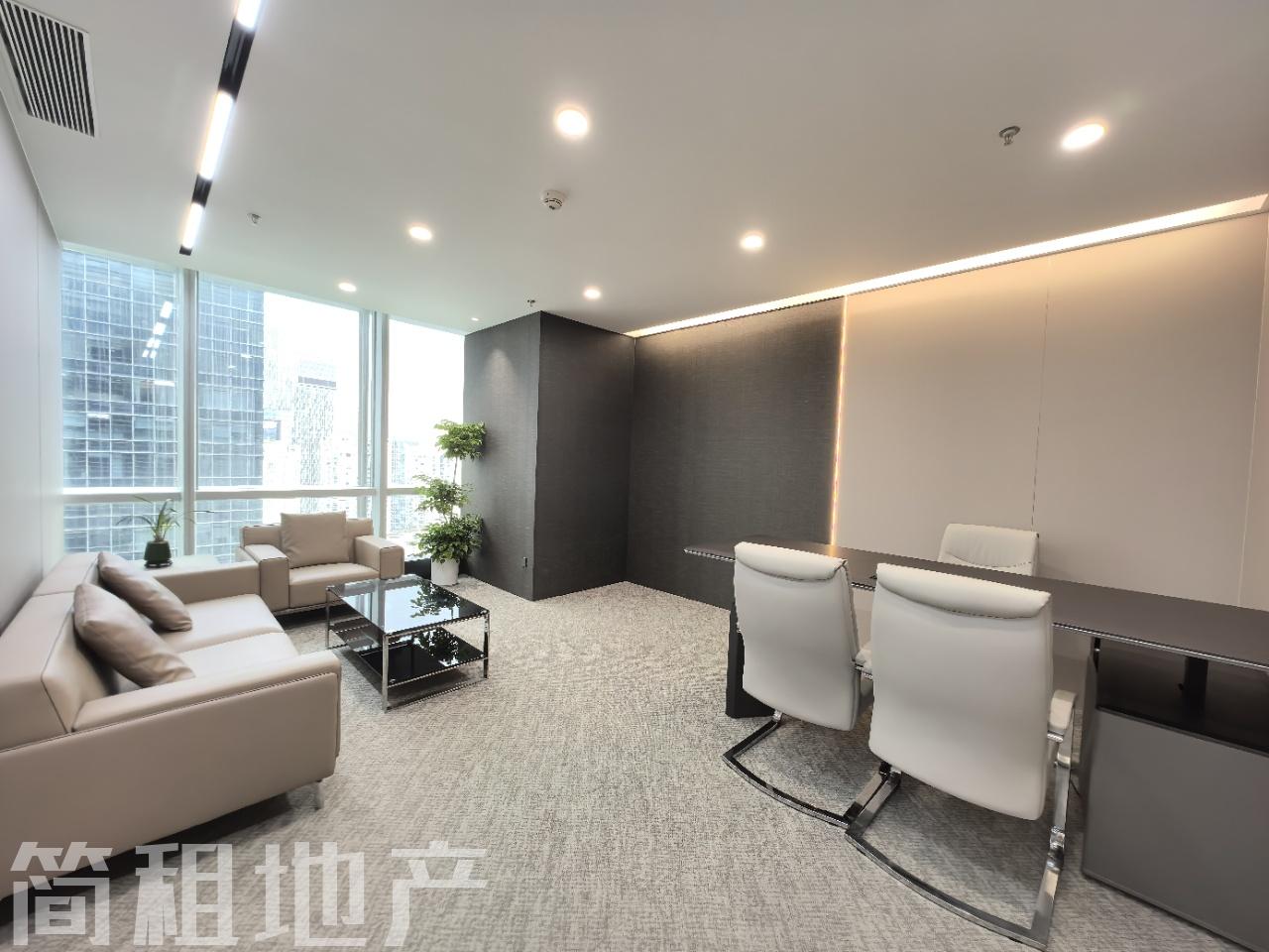 带LED显示屏 中洲控股中心豪装带全套家私